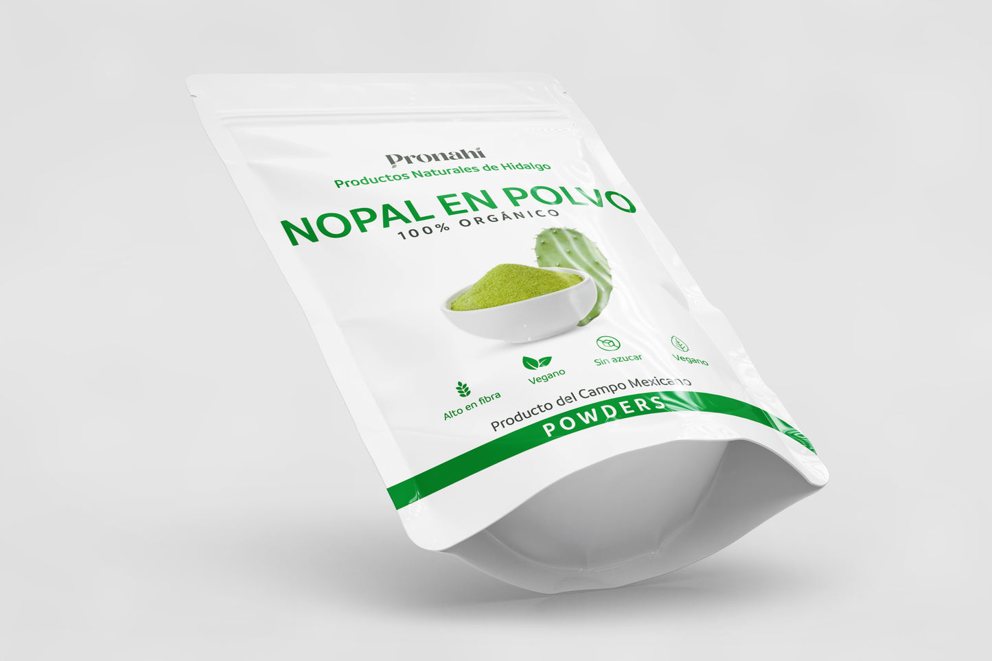 Nopal deshidratado 100% natural y orgánico.