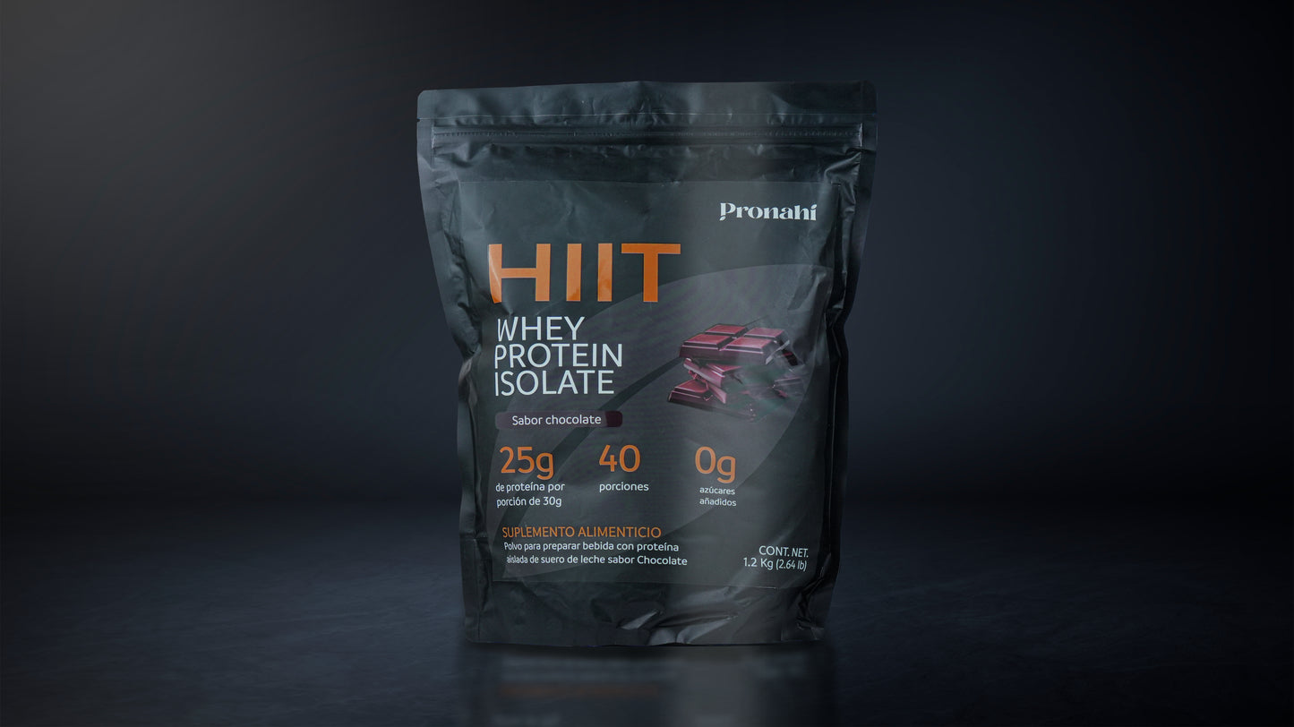 HIIT-Whey Proteina Aislada en polvo sabor Chocolate